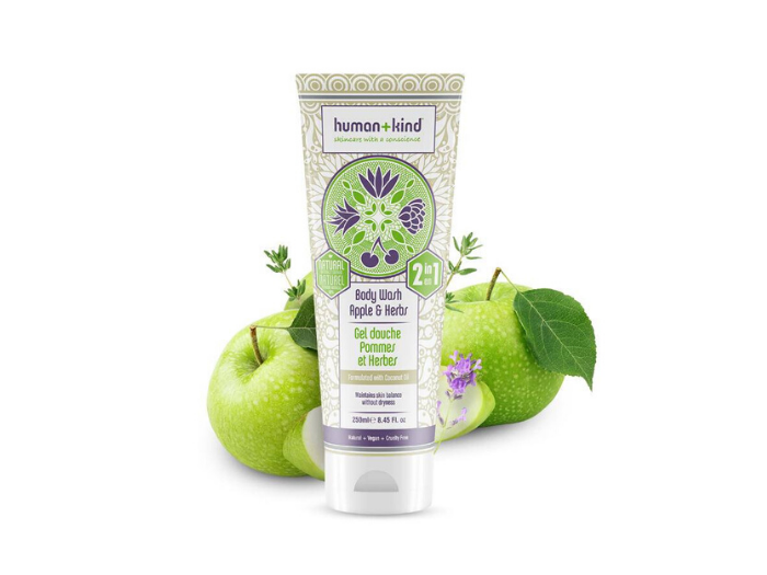 Afbeelding van het product Douchegel Apple & Herbs 2 in 1 vegan - 250ml